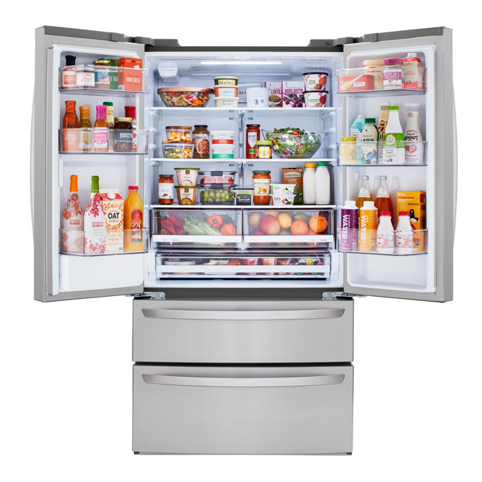 LG 36" French Door Refrigerator 29 cu. ft. Refrigerator & Reviews Wayfair